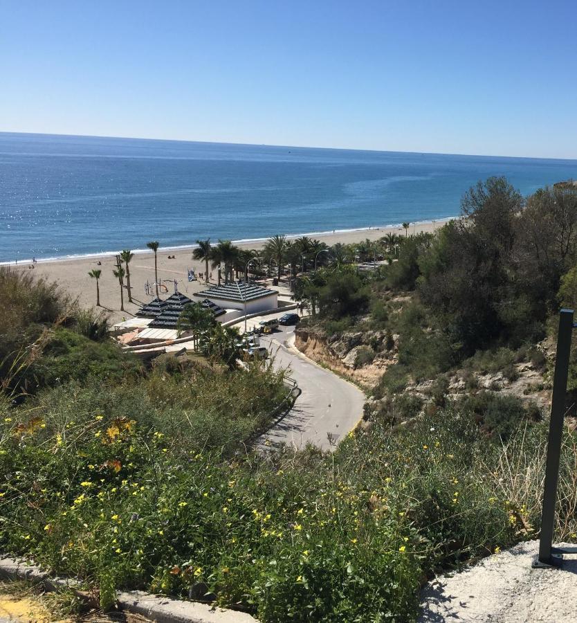 Playa Burriana, Tva Terasser, Havsutsikt, Pool Nerja Exterior foto